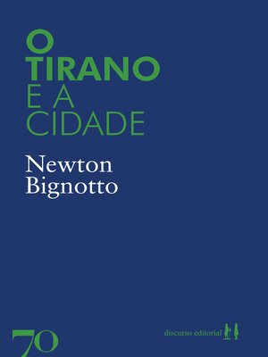 cover image of O tirano e a cidade